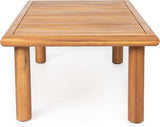 Christopher Knight Home Harra Outdoor Coffee Table for Patio Furniture Set, Weather Resistant Acacia Wood Accent Table - Photo 6
