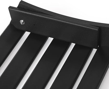 WestinTrends Outdoor Patio Adirondack Ottoman Foot Rest, All Weather Poly Lumber Foot Stool for Adirondack Chair, Widely Used for Outside Porch Pool Lawn Backyard, Sand