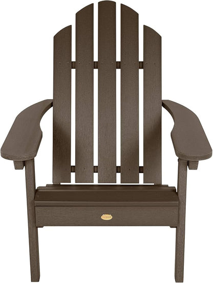 Highwood Classic Westport Adirondack Chairs, 2-Piece Set, Weathered Acorn