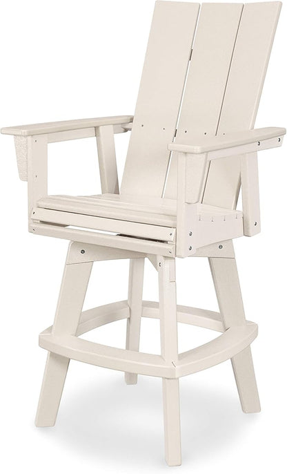 POLYWOOD® Modern Adirondack Bar Chair, Sand