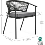 YITAHOME Outdoor Patio Chairs Set of 6 - Photo 2