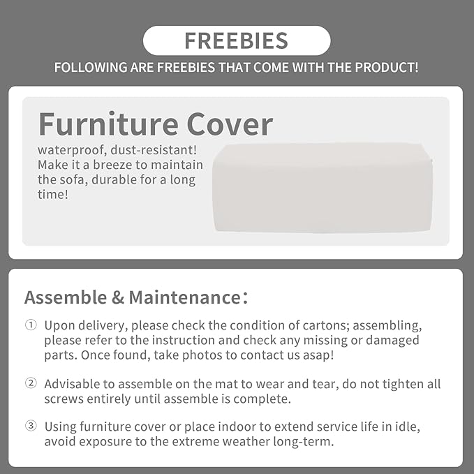 Rattaner Outdoor Furniture Outdoor Couch Patio Furniture 3-seat Sofa Deep Seat High Backrest with Waterproof Cover and - Photo 6