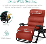 Best Choice Products Oversized Zero Gravity Chair, Folding Outdoor Patio Recliner - Photo 5