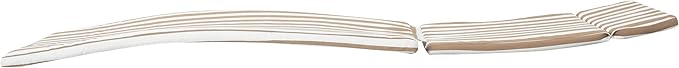 Christopher Knight Home Salem Outdoor Water Resistant Chaise Lounge Cushion, Brown And White Stripes - Photo 6