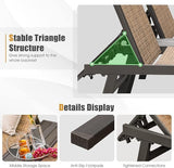 Tangkula Double Patio Chaise Lounge - Photo 5