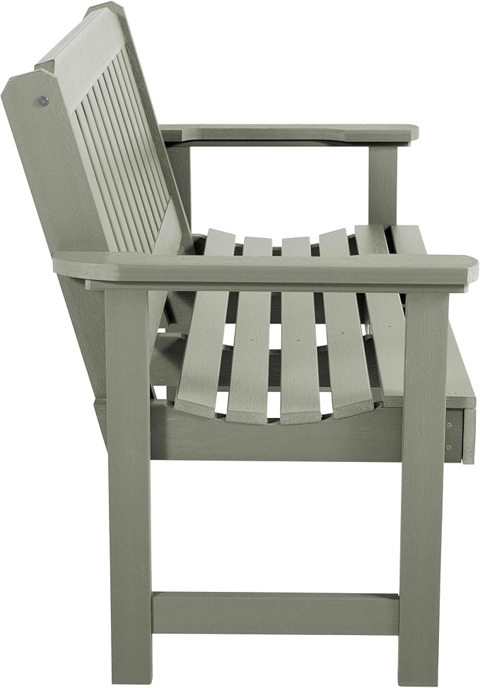 highwood Lehigh Garden Bench, 4 Feet, Eucalyptus