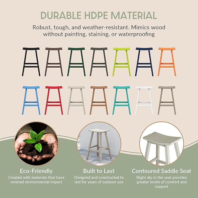 WestinTrends Malibu Malibu 29 Inch High Backless Seat Bar Stools (Set of 3), Sand - Photo 8