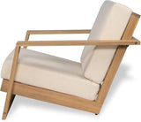 Christopher Knight Home Galio Set of 2 Acacia Wood Lounge Chair Outdoor, Wooden Patio Armchair for Lounging - Photo 9