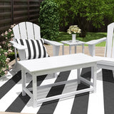 Costaelm Adirondack Conversation Table, HDPE Outdoor Drink Weather Resistant - Photo 1