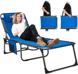 KingCamp Folding Outdoor Chaise Lounge - Photo 1