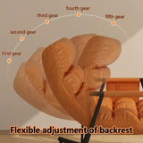 Bedroom rocking chair with cushion, Modern Comfortable Sofa Lounger, outdoor garden lounge chair with armrests - Photo 3