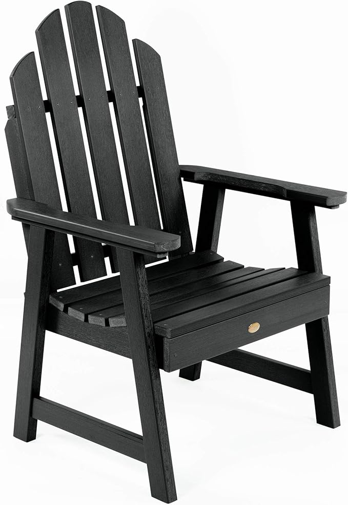 Highwood Classic Westport Patio and Garden Chair, Black