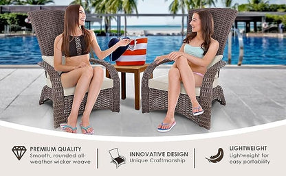 Balkene Home All-Weather Adirondack Style Chair - Large