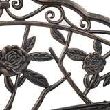 (Fast Delivery) Metal Garden Bench, Outdoor Furniture, Outdoor Seating, Seats up to 2 Persons, for Porch, Pool, Garden - Photo 7