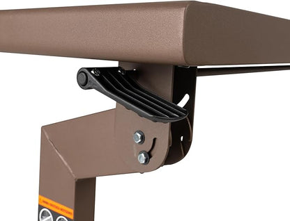 LIFETIME 60139 Outdoor Convertible Bench, 55 Inch, Mocha Brown