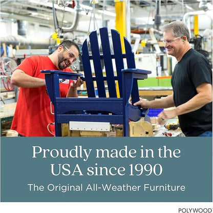 POLYWOOD Presidential Rocking Chair in Tangerine