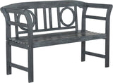 SAFAVIEH PAT6743A Outdoor Collection Moorpark 2 Seat Bench - Photo 4