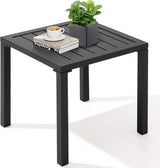 Crestlive Products Aluminum Outdoor Side Table, Pool Lounge Chair Side Table - Photo 1