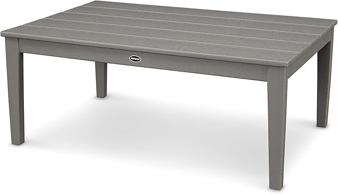 POLYWOOD® Newport Conversation/Coffee Table, Slate Grey