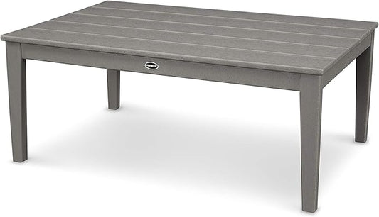 POLYWOOD® Newport Conversation/Coffee Table, Slate Grey