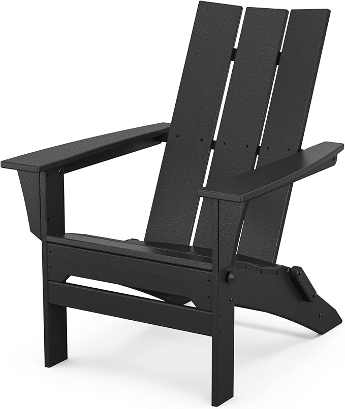 POLYWOOD Modern Folding Adirondack Chair