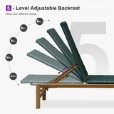 PURPLE LEAF Patio Oversized Chaise Lounge Rattan Chair Set of 2 Outdoor Pool Adjustable Recliner Wicker Chairs for - Photo 6