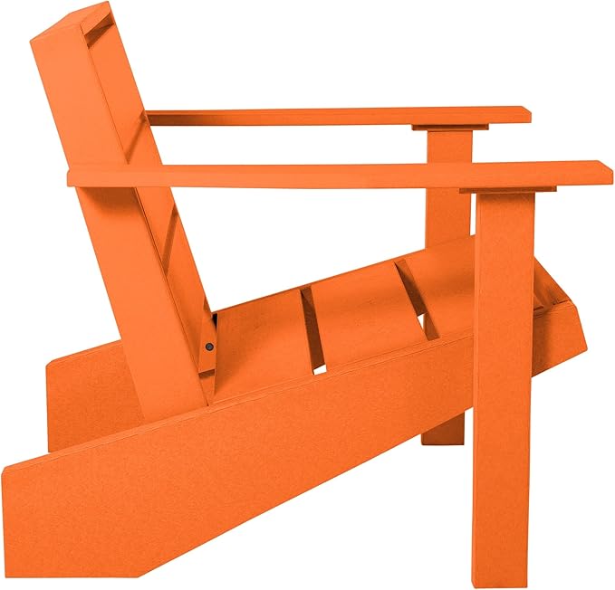Haven Modern Adirondack Chair, Citrus Orange