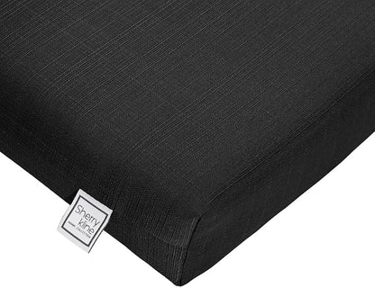 Sherry Kline Sunrise Indoor/Outdoor Chaise Lounge Black 24"x72"