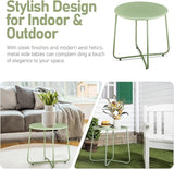 Outvita Indoor and Outdoor Side Table, Small Patio Side Table - Photo 4