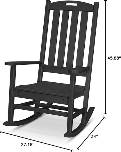 POLYWOOD® Nautical Rocker, Black