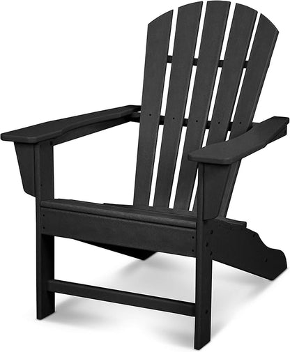 POLYWOOD® Shore Line Adirondack Chair, Black