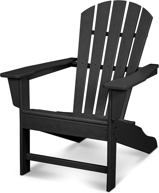 POLYWOOD® Shore Line Adirondack Chair, Black