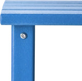 WestinTrends Malibu Square Outdoor Side Table for Adirondack Chair, Pacific Blue - Photo 5