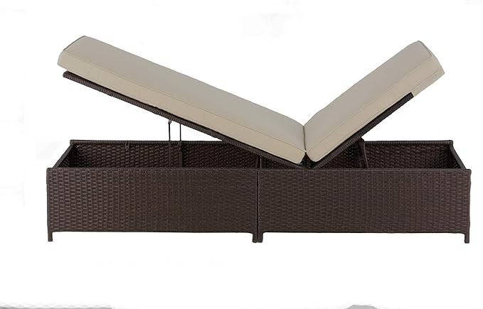 Serta Laguna Brown Resin Wicker Outdoor Patio Furniture Collection, Easy Assembly, Porch or Pool - Photo 9