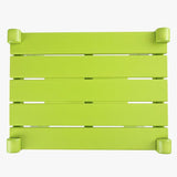 WestinTrends Malibu 36" Outdoor Adirondack HDPE 2-Tier Patio Side Table, Lime - Photo 8