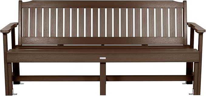 Sequoia Professional CM-BENSQ62-ACE Commercial Grade Exeter 6 Foot Garden Bench, Weathered Acorn - Photo 5