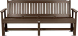 Sequoia Professional CM-BENSQ62-ACE Commercial Grade Exeter 6 Foot Garden Bench, Weathered Acorn - Photo 5