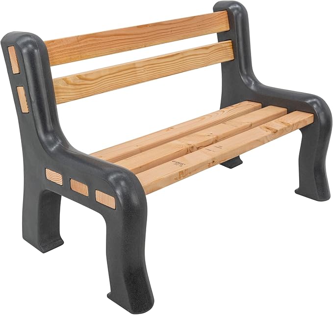 Good Ideas Bench Ends - Make Your Own Outdoor Bench (Dark Granite)