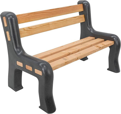 Good Ideas Bench Ends - Make Your Own Outdoor Bench (Dark Granite)