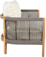Christopher Knight Home Havets 77"W Outdoor 3 Seater Sofa, 6" Thick Cushion Couch, Acacia Wood Bench Sofa - Photo 6