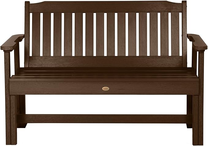 Sequoia Professional CM-BENSQ42-ACE Commercial Grade Exeter 4 Foot Garden Bench, Weathered Acorn