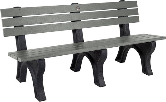 Sequoia Professional Aurora Park Bench, 6 ft, Coastal Teak