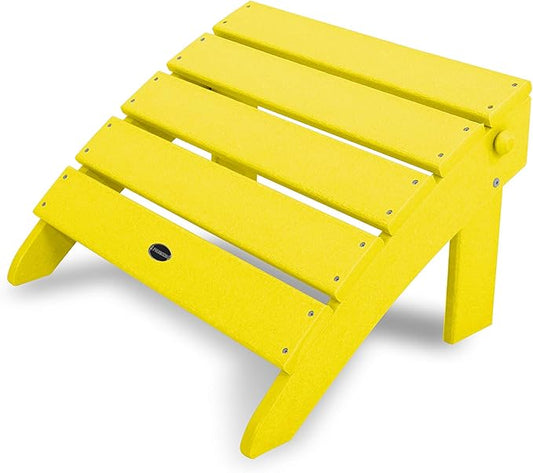 POLYWOOD® Classic Adirondack Ottoman, Lemon