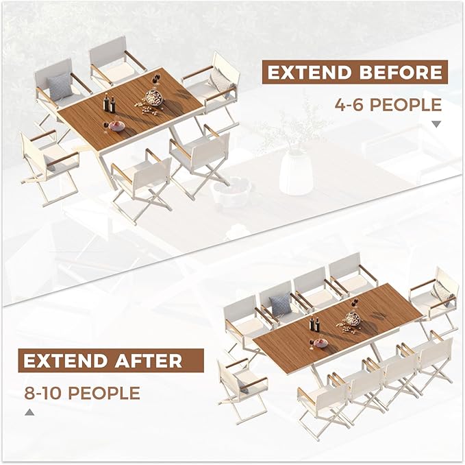 Grand patio Expandable Patio Dining Table - Photo 3
