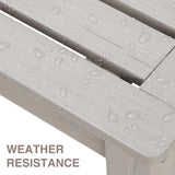 Psilvam Outdoor Bench, Two Person Poly Lumber Porch Bench, Weatherproof Garden Bench That Never Rot and Fade - Photo 4