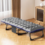ABORON 3-in-1 Folding Patio Lounge Chair, 440LB Heavy-Duty Tri-Fold Guest Bed with Plush Cotton Cushion - Photo 2