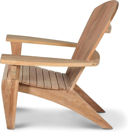 Solid Teak Key Wester Adirondack Chair