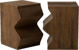 SUNBURY Concrete Side Table Set of 2, Outdoor Side Table Combine for Patio - Photo 8