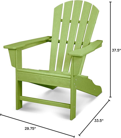 POLYWOOD® Shore Line Adirondack Chair, Lime