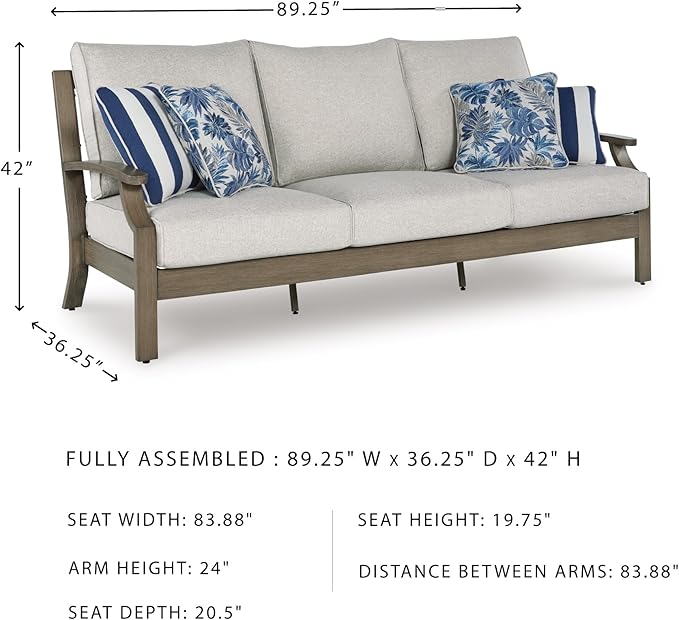Signature Design by Ashley Rainier Ranch Casual Nuvella Weather Resistant Fabric - Photo 3